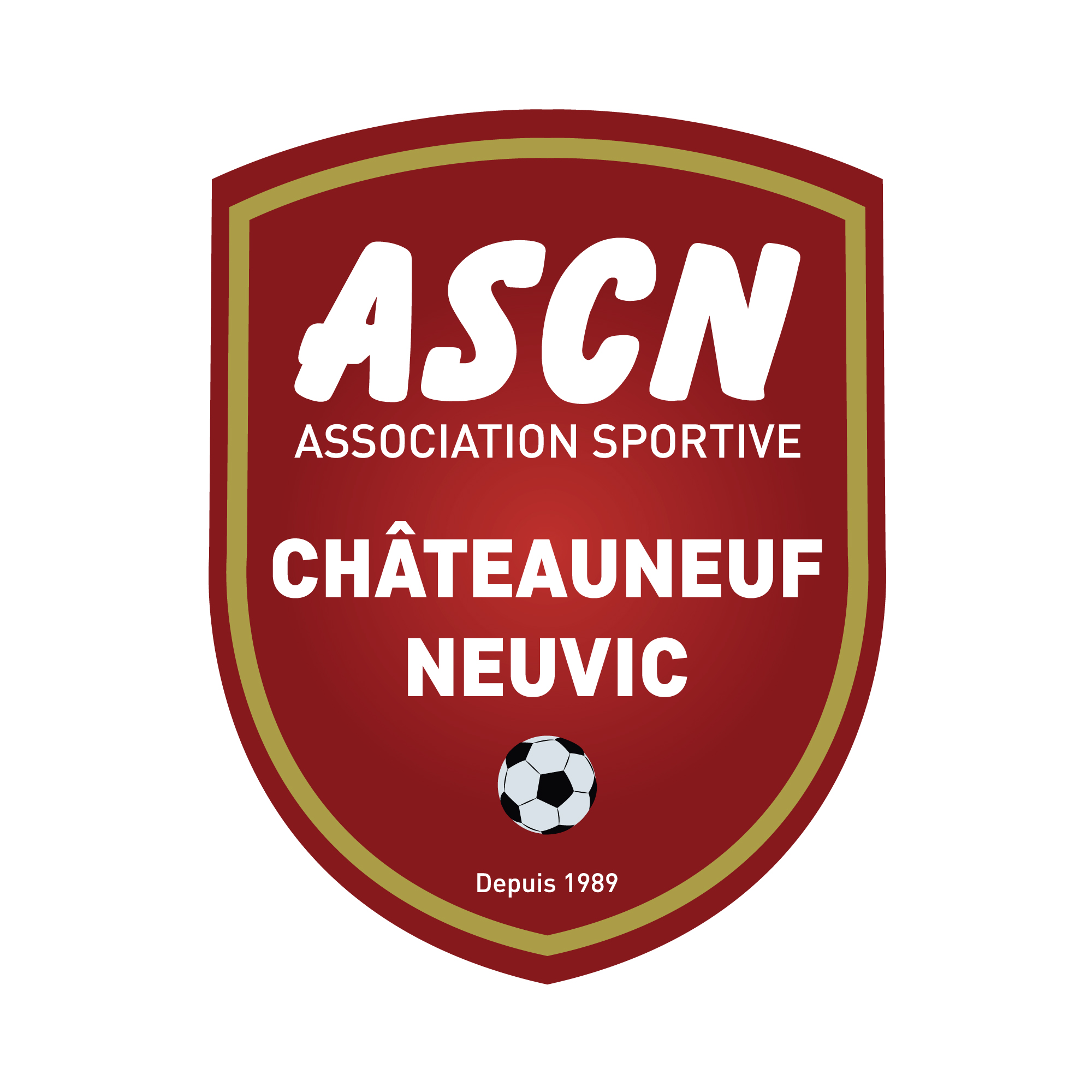 Logo Association Sportive ChÃ¢teauneuf-Neuvic